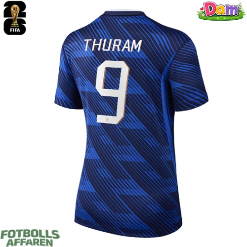Frankrike Marcus Thuram #9 Hemmatröja Kvinnor VM 2026 Kortärmad